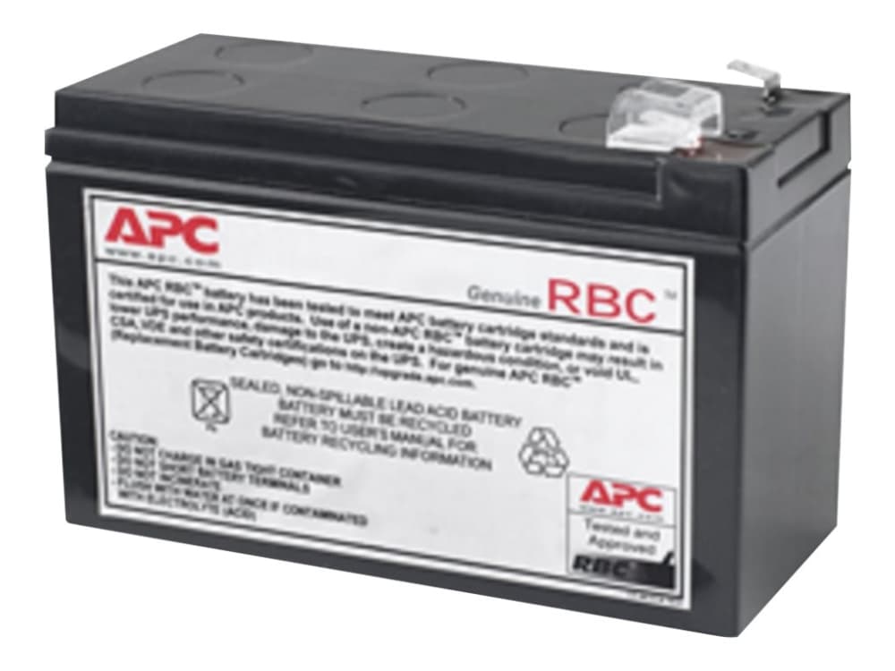 APC:n korvaava akkukasetti #110 - UPS-akku - 1 x akku - Blysyre - lajittelu - seuraaviin tuotteisiin: BE650G2-CP, BE650G2-FR, BE650G2-GR, BE650G2-IT, BE650G2-SP, BE650G2-UK, BR650MI