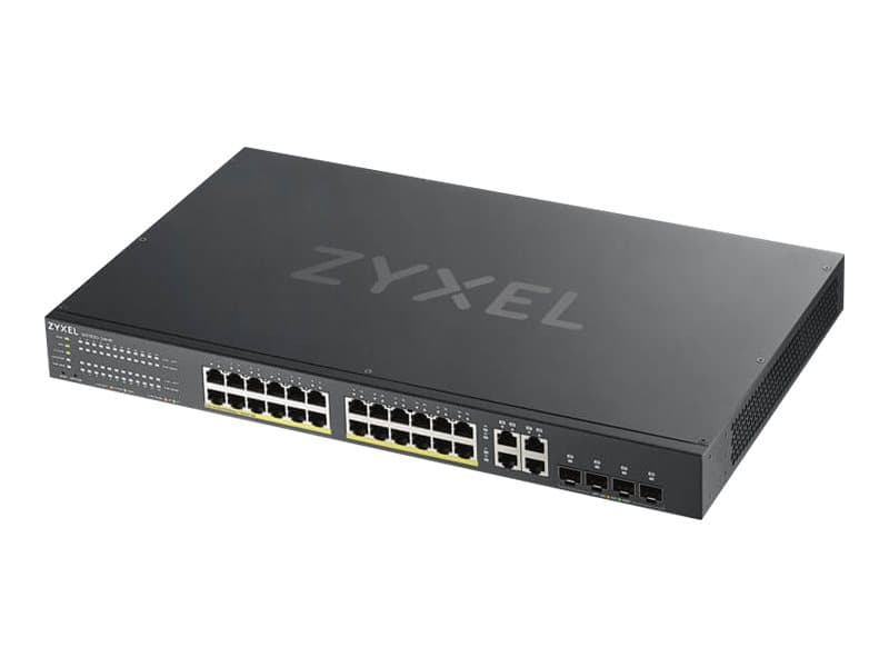 Zyxel GS1920-24HPV2, Hallittu, Gigabit Ethernet (10/100/1000), Power over Ethernet -tuki, Telineasennus