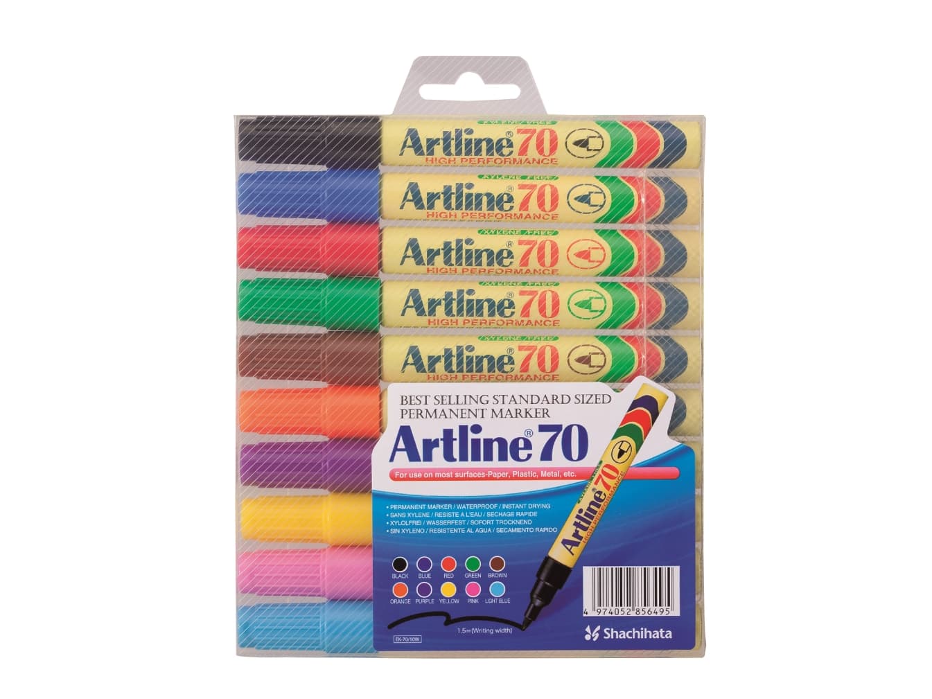Marker Artline 70 Permanent 10 set