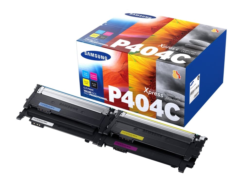 Samsung CLT-P404C, 1500 sivua, 1000 sivua, Musta, Syaani, Magenta, Keltainen