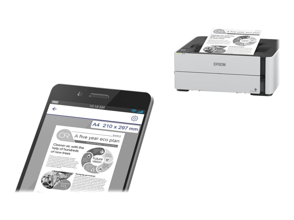 Epson EcoTank ET-M1180, Väri, 1200 x 2400 DPI, 1, A4, 5000 sivua kuukaudessa, 39 ppm