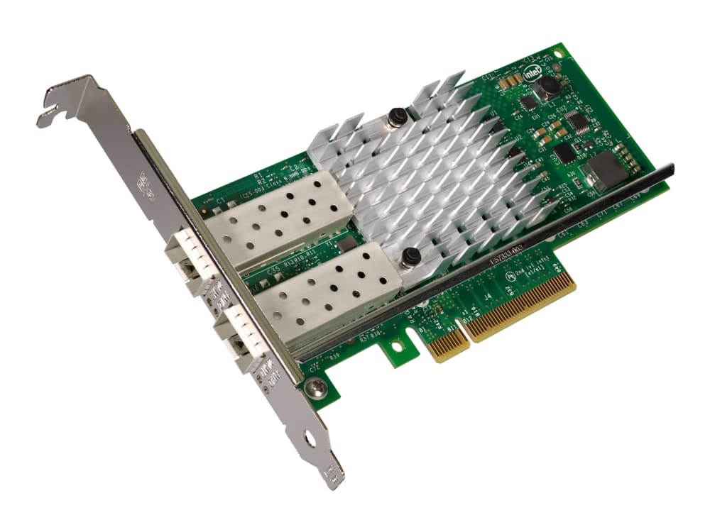 Intel Ethernet Converged Network Adapter X520-DA2 - Verkkosovitin - PCIe 2.0 x8 matala profiili - 10Gb Ethernet x 2