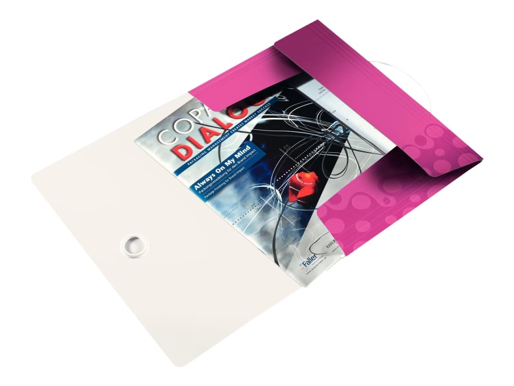 Leitz WOW läppäkansio PP A4, A4, Polypropeeni (PP), Vaaleanpunainen, Muotokuva, 150 arkkia, 235 mm