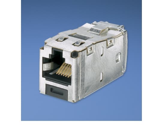 Panduit Mini-Com® TX6™ 10Gig™ Shielded Jack Module - TG Style, Harmaa, 15,7 mm, 38,1 mm, 18,8 mm