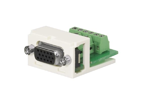 Panduit CMD15HDWHY, VGA, 2 moduuli(a), Valkoinen