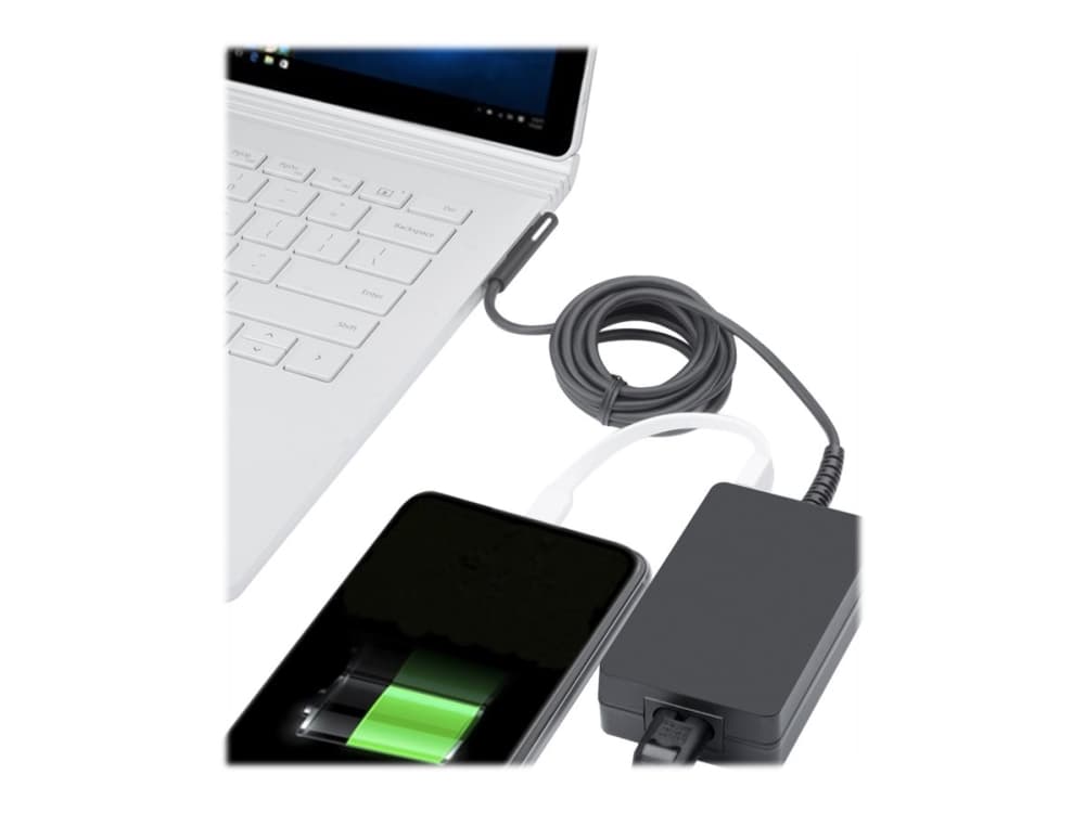 CoreParts - Virtalähde - AC 100-240 V - 65 Watt - Microsoft Surface Bookille, kannettavalle tietokoneelle, Pro:lle (2017 puoliväli), Pro 3:lle, Pro 4:lle, jne