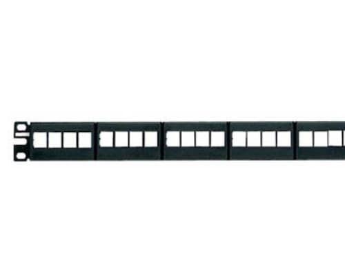 Panduit 24-port Modular Patch Panel 6 Removable Faceplates, RJ-45, Telinekiinnitys, 1U, 482,6 mm, 43,7 mm, 18,3 mm