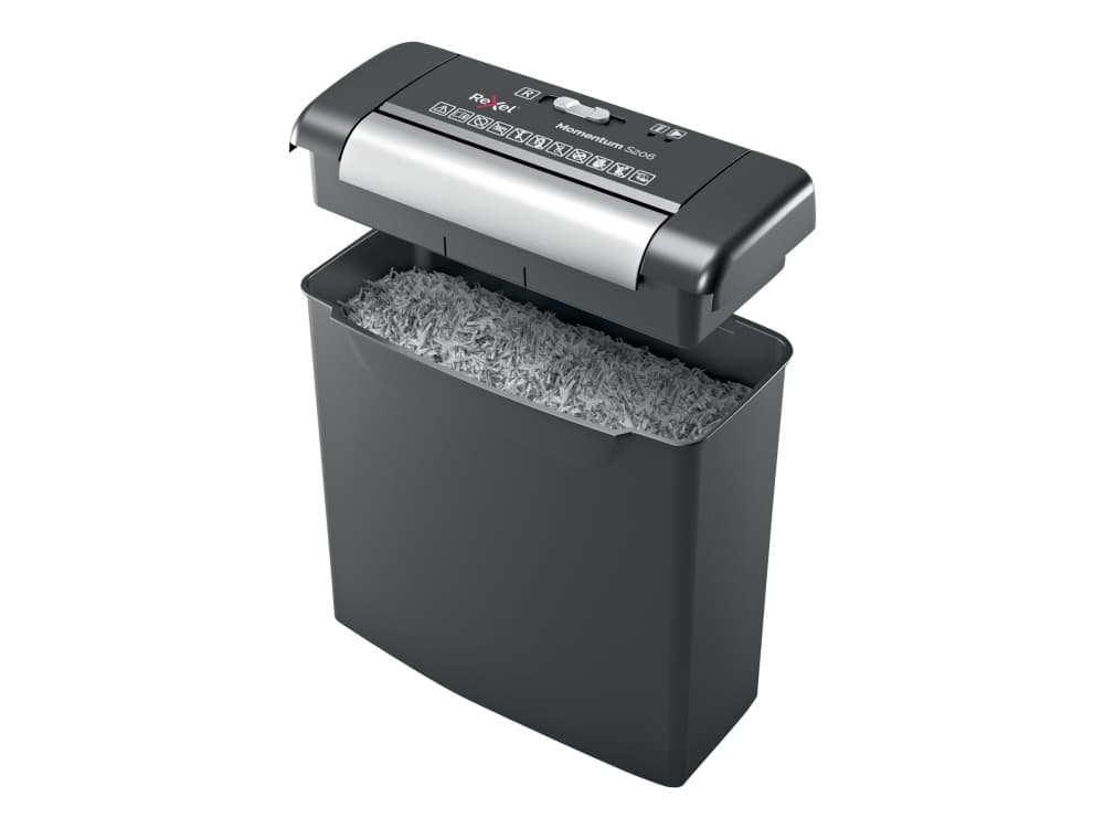 Rexel Momentum S206, Suikaleeksi leikkaava, 6 mm, 9 L, 75 arkkia, 72 dB, 6 arkkia