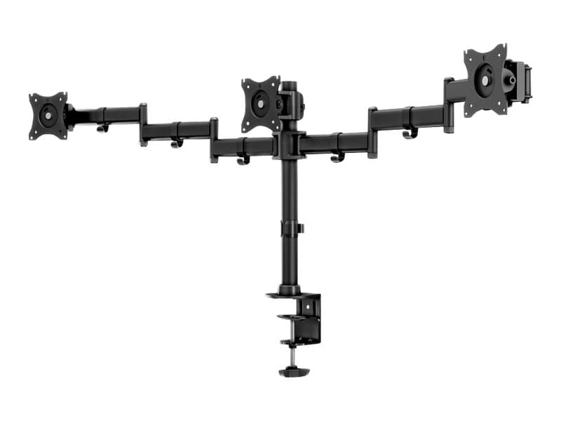 Multibrackets 3385, Puristin/Läpipultattu, 24 kg, 38,1 cm (15), 68,6 cm (27), 100 x 100 mm, Musta