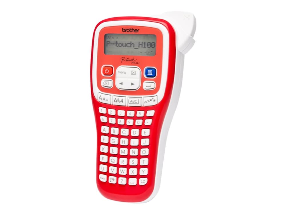 Brother P-Touch PT-H100R - Tarralappu - mustavalkoinen - lämpösiirto - rulla (1,2 cm) - 180 dpi - jopa 20 mm/s - 2 tulostuslinjaa - 2 tulostuslinjaa
