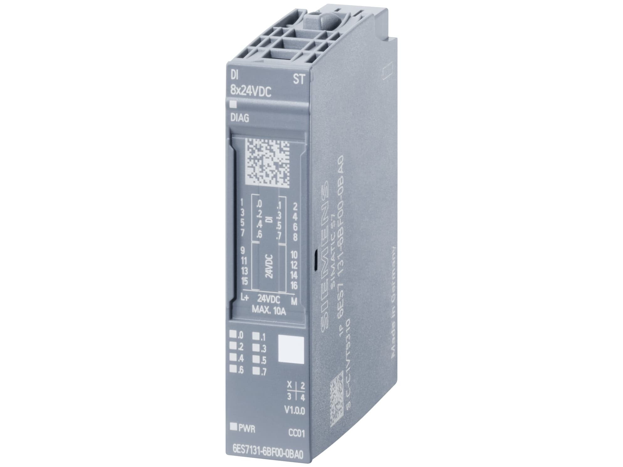 Siemens 6ES7131-6BF00-0CA0, Sisätila, Monivärinen, Saksa, 37 g, 65 mm, 23 mm