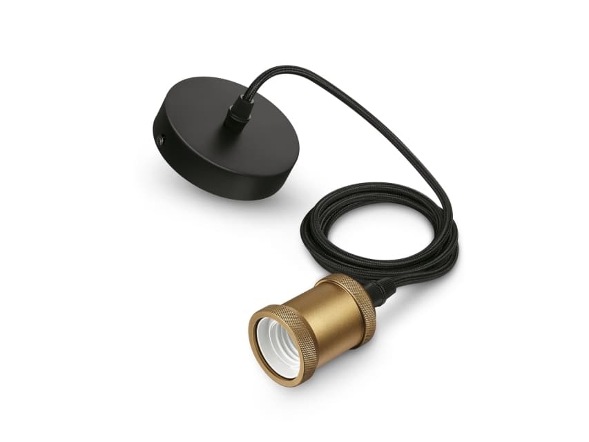 Philips Riipus Retro johto ja pistorasia E27, kultaa