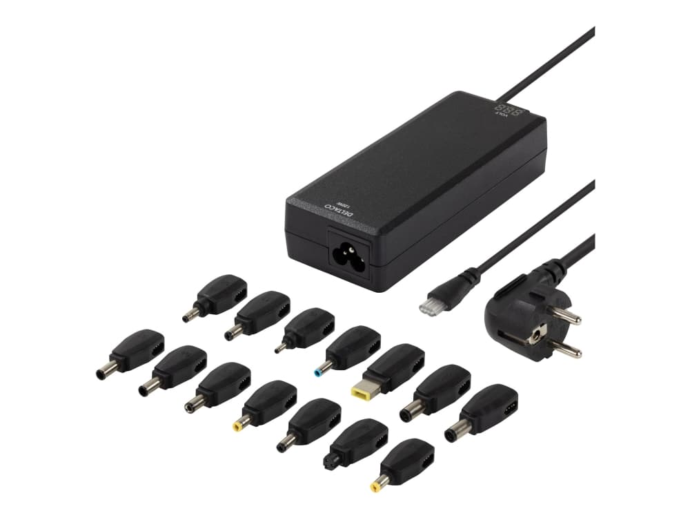 Deltaco SMP-120WD, Kannettava tietokone, Sisätila, 100 - 240 V, 50 / 60 Hz, 120 W, 15 - 20 V