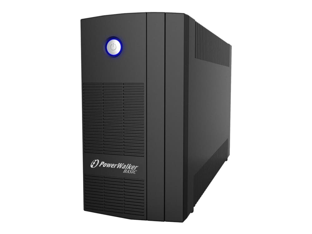 PowerWalker Basic VI 1000 SB - UPS - AC 162 - 290 V - 600 Watt - 1000 VA - 5 At - USB - lähtöliitännät: 3 kappaletta