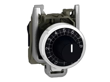 Schneider Electric ZB4BD912, Musta, IP66, 80 g, 1 kpl