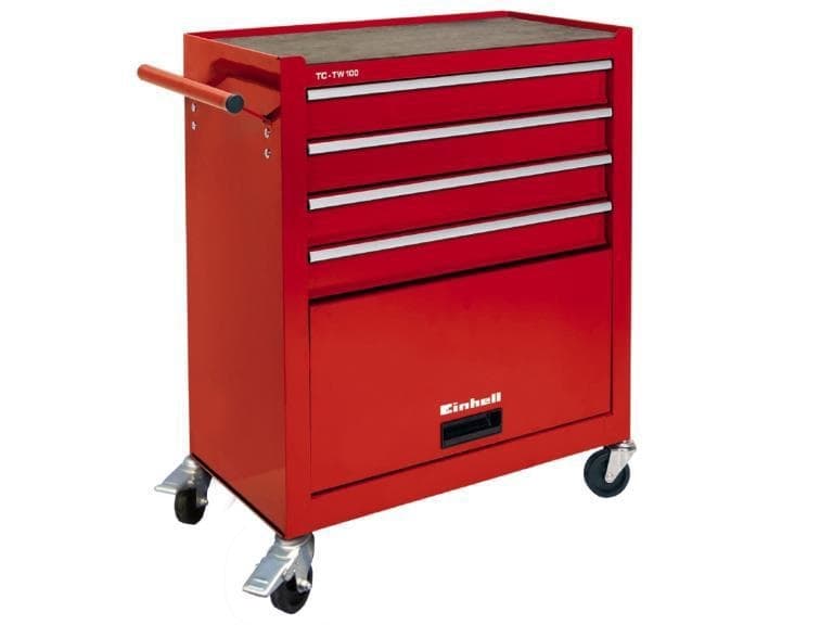 Einhell TC-TW 100, Työkalulaatikko, Punainen, 380 mm, 670 mm, 724 mm, 18,7 kg
