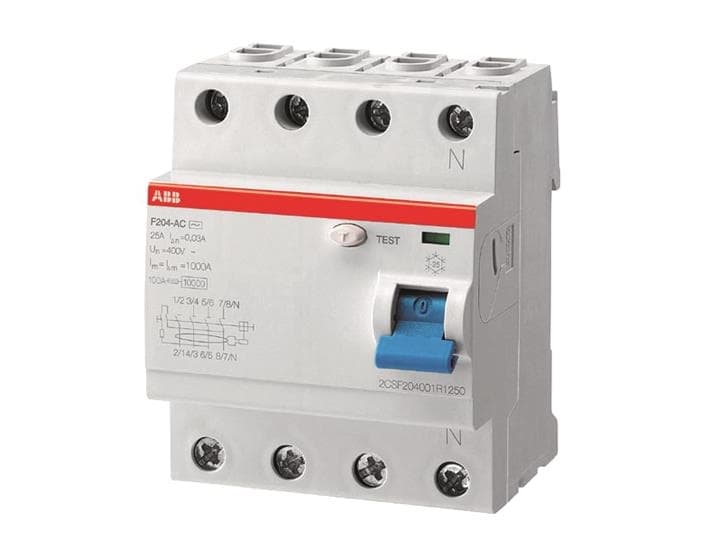 ABB 2CSF204101R3400, Vikavirtalaite, Flerfarvet, Metalli, Muovi, 360 g