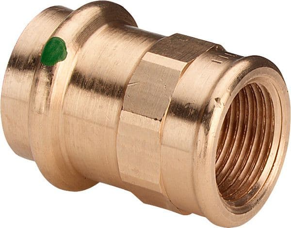 VIEGA Sanpress siirtymä 1 1/2-42 mm punaisista tavaroista pistorasia/pistorasia, SC-muoto
