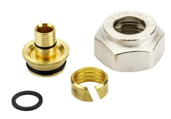 Danfossin puristusliitin Al - Ø16-20mm 3/4 013g4186
