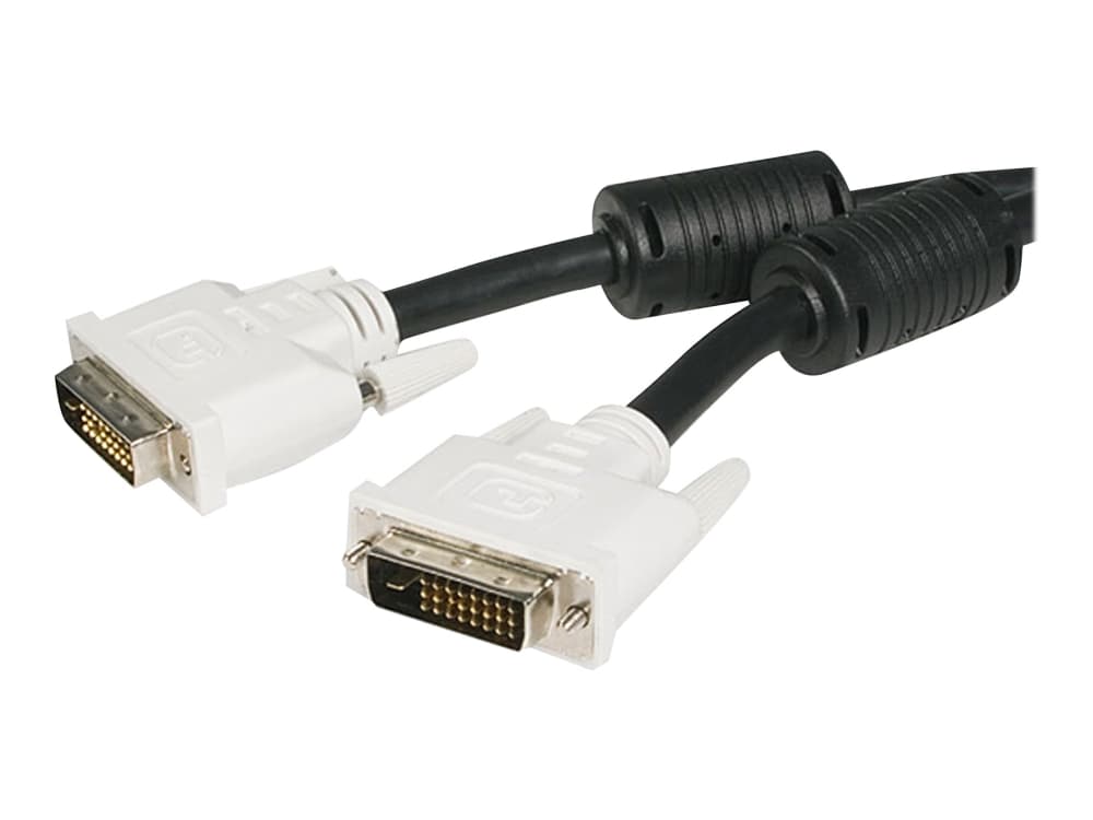 StarTech.com DVIDDMM10M, 10 m, DVI-D, DVI-D, Uros, Uros, Musta, Valkoinen