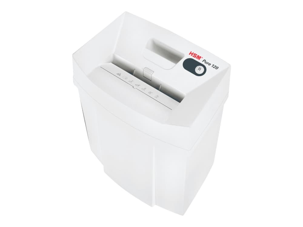 HSM Pure 120, 3,9 mm, 20 L, 55 dB, 2640 mm/min, 14 arkkia, Antrasiitti, Valkoinen