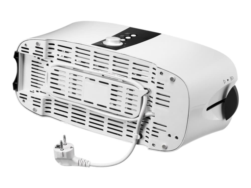 Unold Design Dual, 4 viipale(i)ta, Musta, Valkoinen, Muovi, Ruostumaton teräs, Painikkeet, Vipu, Rotaatio, Valkoinen, 1350 W