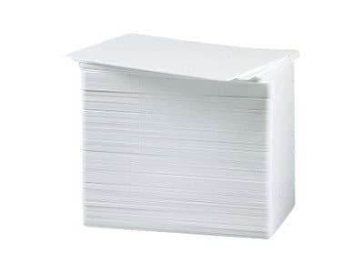 Zebra - Polyvinyylikloridi (PVC) - 10 mil - CR-80-kortti (85,6 x 54 mm) 500 korttia - Zebra P100i -laitteelle
