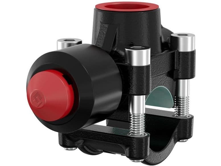 Flamco T-Plus 1/2-1/2 25bar - Anboringstee, lajitelma päällystetty. Må ikke bruges til brugsvand