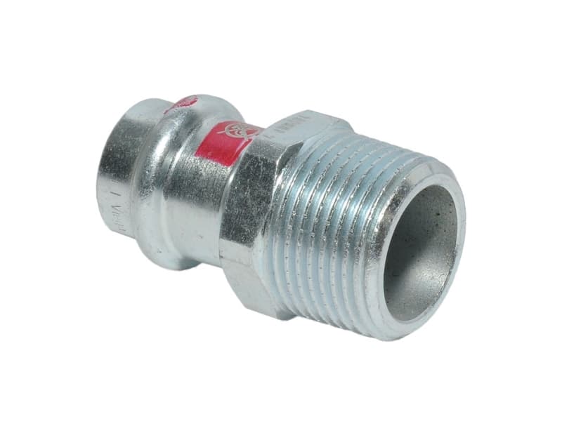 VIEGA Prestabo-siirto 1 1/4x35mm seostamattomasta teräksestä hiha / nänni, SC-muoto