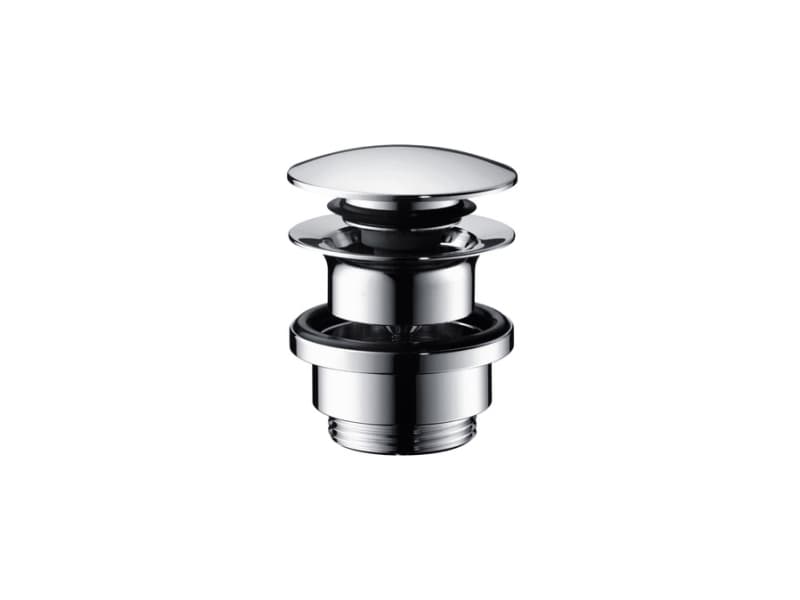 HANSGrohe 1 1/4 Push-Open bundventil med klikfunktion kromi