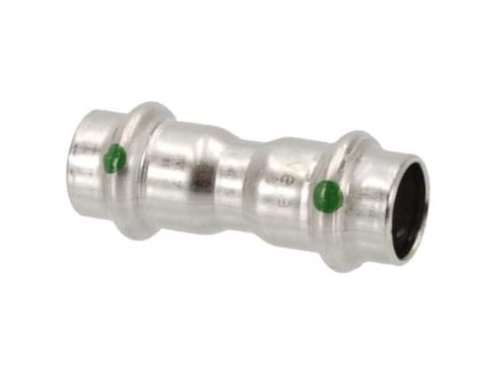 Sanpress inox muffe 54 mm rustfrit stål