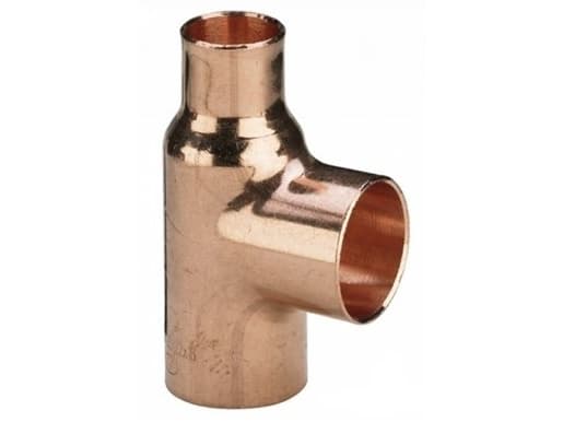 Viega T-stykke 35 x 22 x 28 mm kobber