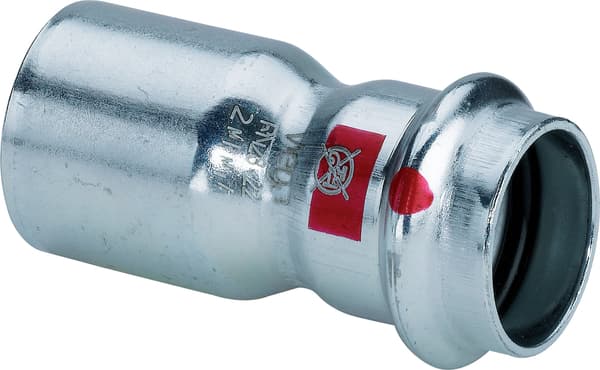 Prestabo reduktion 54 x 28 mm forzinket stål