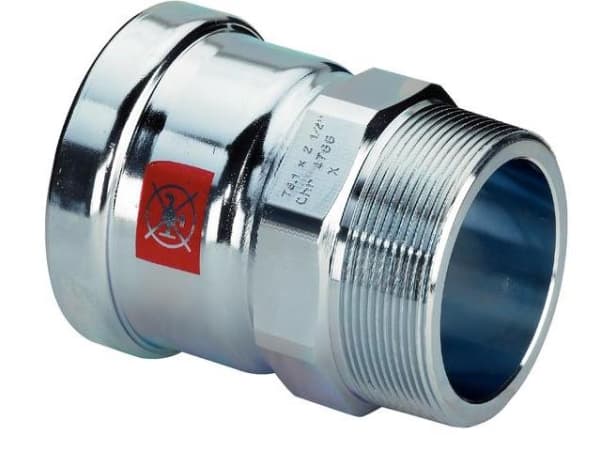 Prestabo XL overgang 76,1 x 212 muffe/nippel forzinket stål forzinket stål