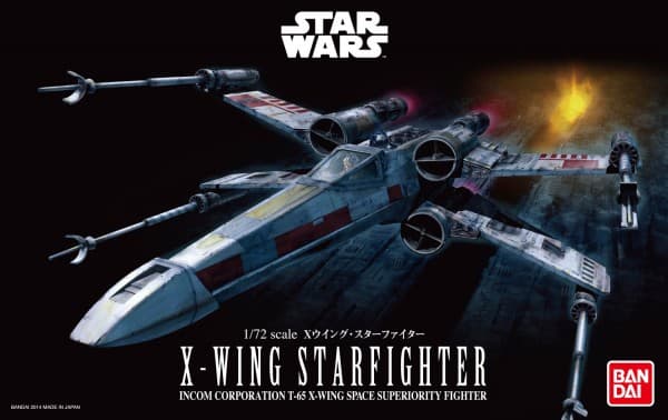Revell X-Wing Starfighter, Spaceplane model, Kokoamispakkaus, 1:72, X-Wing Starfighter, Ei sukupuolirajoitusta, Star Wars