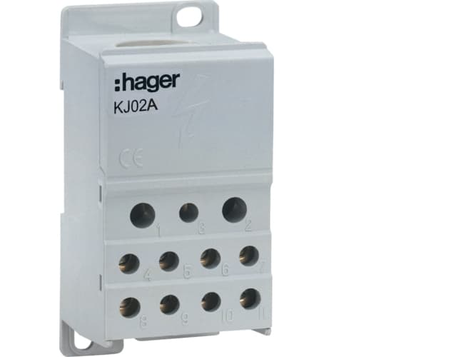 Hager KJ02A, 45 mm, 50 mm, 95 mm