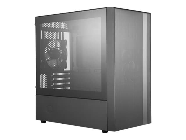 Cooler Master MasterBox NR400, Mini Tower, PC, Musta, mikro ATX, Mini-ITX, Muovi, Terästä, Pelaaminen