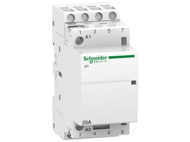 Kontaktori iCT 25A 3NO 240VAC/60Hz modulaarinen kontaktori, leveys 36mm