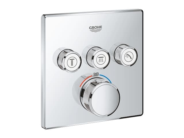 GROHE 29126000, Kylpyamme ja suihku, Palloventtiili, Terästä, Kromi
