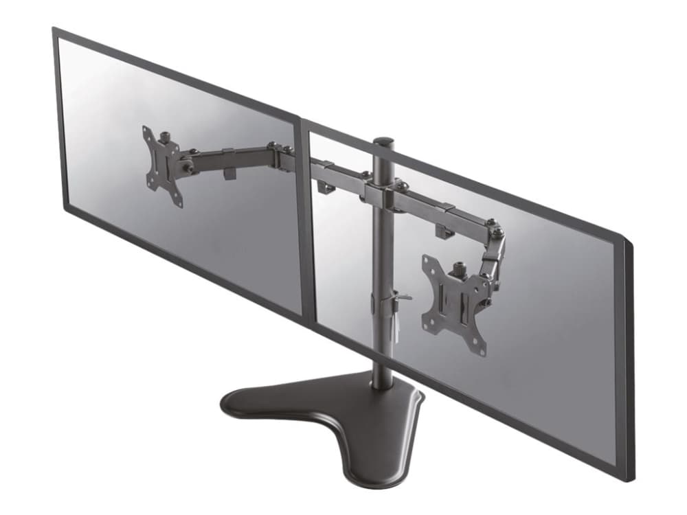 Neomounts by Newstar FPMA-D550DD - Jalusta - täysliike - 2 LCD-näytölle - musta - näytön koko: 10-32 - pöytäteline, pöytäkiinnitettävä