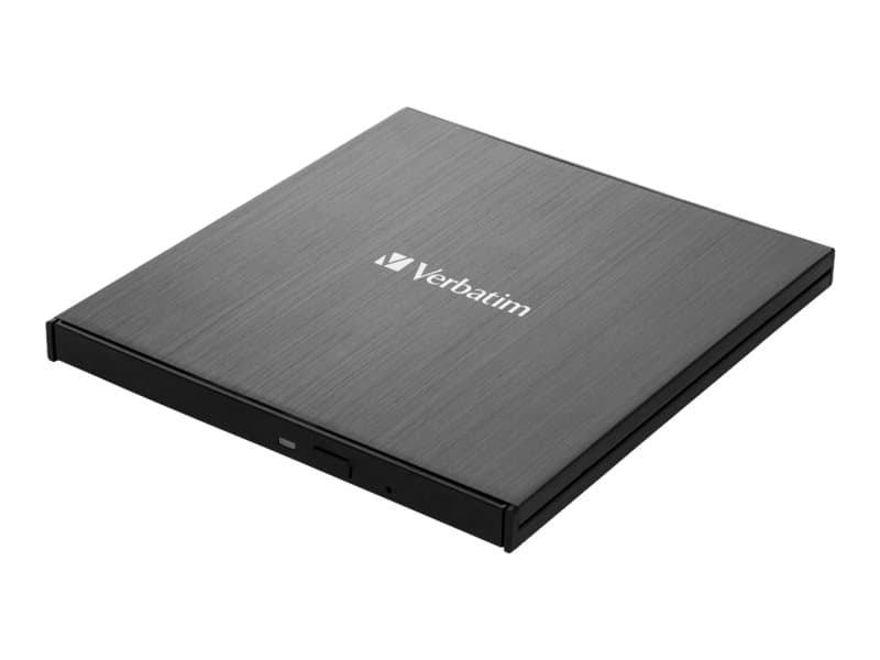 Verbatim 43889, Musta, Kelkka, Työpöytä/Notebook, Blu-Ray RW, USB 3.1 Gen 1, BD, BD-R, BD-R DL, CD, DVD