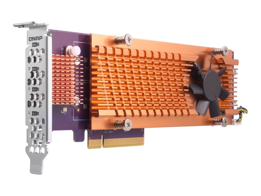 QNAP QM2-2S-220A, PCIe, M.2, PCIe 2.0, Kulta, M.2 22110/2280