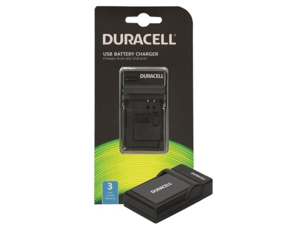 Duracell DRN5925, USB, Nikon EN-EL9, Musta, Sisätilan akkulaturi, 5 V, 5 V