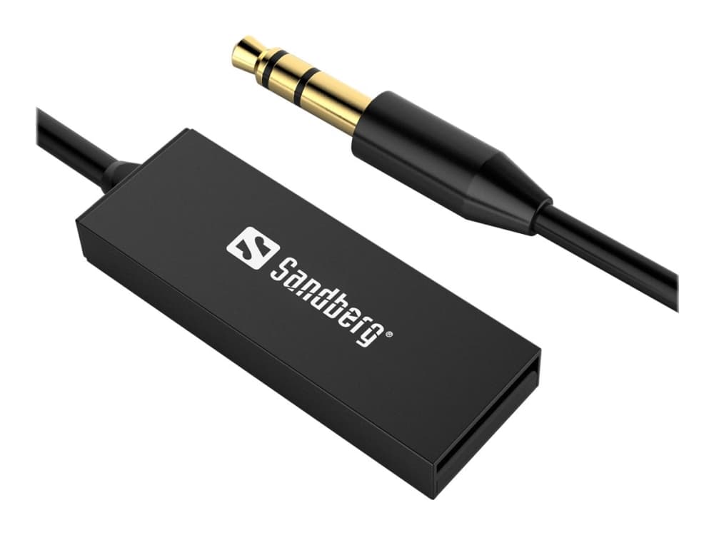 Sandberg Bluetooth Audio Link USB, USB, A2DP, AVRCP, HFP, 10 m, Musta, Telakka, 5 V