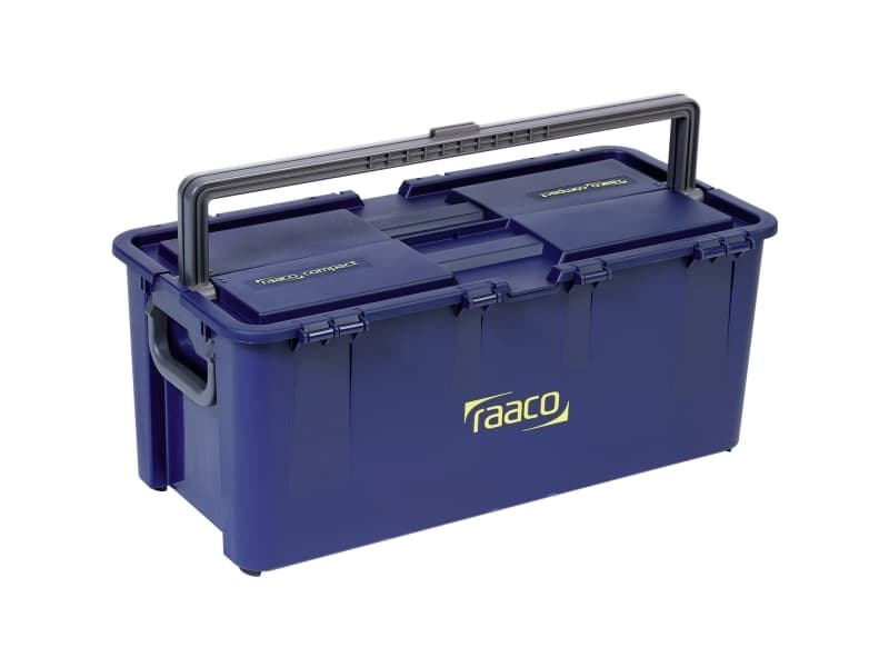 raaco Compact 50, Työkalulaatikko, Polypropeeni, Sininen, 50 kg, Sarana, 621 mm