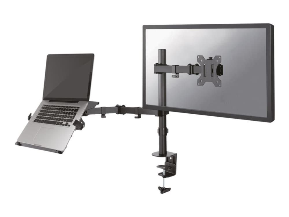 Neomounts by Newstar FPMA-D550NOTEBOOK - Kiinnityssarja - täysliike - LCD-näytölle / kannettavalle tietokoneelle - musta - näytön koko: 10-32 - kiinnitettävä kiinnikkeellä, silmällä, pöydälle kiinnitettävissä
