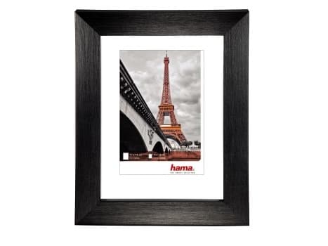 Hama Paris, Yksi kuvakehys, Lasi, Muovi, Musta, 200 x 280 cm, 300 mm, 400 mm