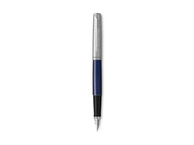 Parker Jotter, Musta, Sininen, Ruostumaton teräs, Ruostumaton teräs, Ruostumaton teräs, Keskikokoinen, Lahjalaatikko, 1 kpl