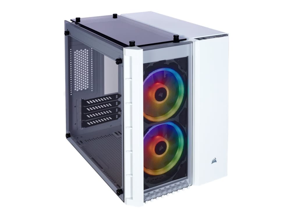 Corsair Crystal 280X, PC, Valkoinen, mikro ATX, Terästä, Karkaistu lasi, 15 cm, 30 cm