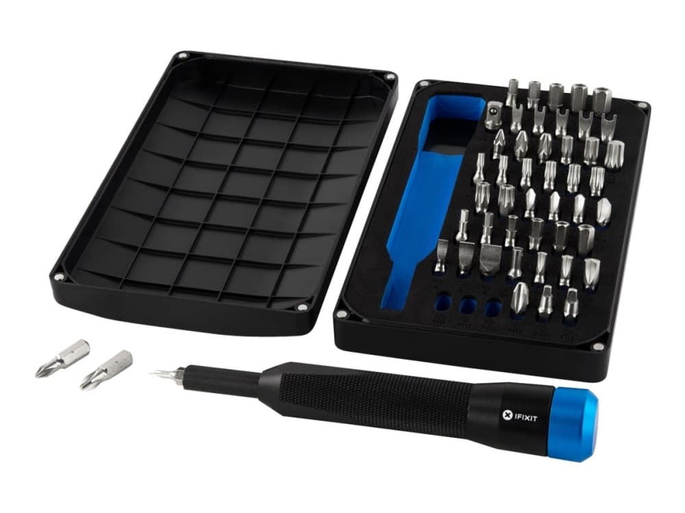 iFixit EU145391, 48 kpl, 12-kantainen laippa, Tasainen, Phillips, Pozidriv, Turva-torx, Suojattu kuusikulmainen..., PH 0, PH 1, PH 2, PH 3, PZ 1, PZ 2, PZ 3, 4,6,8 mm, TR10, TR15, TR20, TR25, TR27, TR30, TR35, TR40